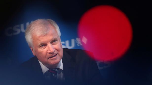 FILE PHOTO: German Federal Interior Minister Seehofer attends a news conference after a board meeting of the CSU in Munich