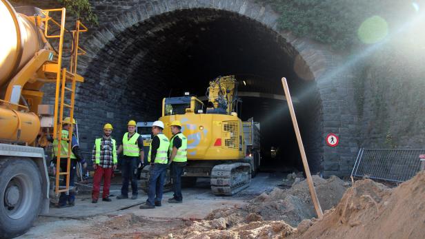 Bis zum Frühjahr 2019 dauert die Sanierung des Dürnsteiner Straßentunnels.