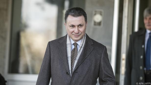 Gruevski entzog sich mit seiner Flucht nach Ungarn einer Haftstrafe
