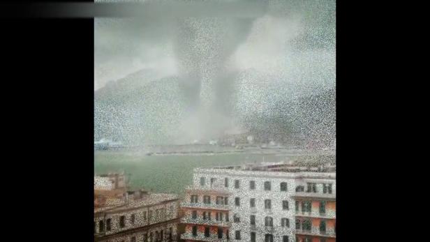 Tornadoähnliche Stürme treffen Salerno und Marmaris