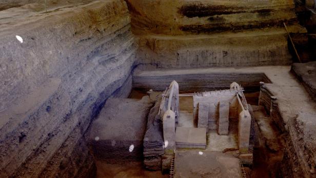 Erstmals menschliche Überreste an Maya-Grabungsstätte entdeckt