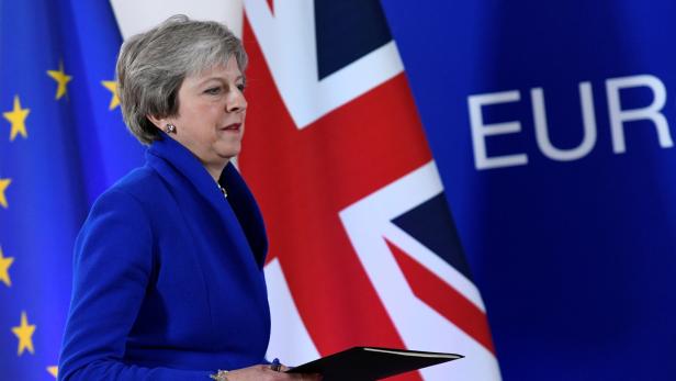 Auf dem Weg nach draußen: die britische Premierministerin Theresa May