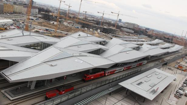 Baustelle Hauptbahnhof, Südbahnhof, ÖBB