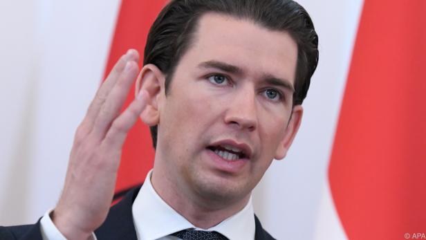 "Das kommt nicht und war auch nicht geplant", betonte Kurz