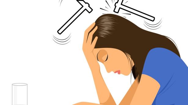 Beugt Wassertrinken Kopfschmerzen vor?