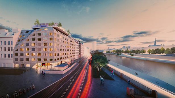 Neues Hotel am Wiener Donaukanal