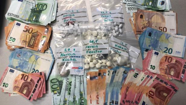 Drogen und Geld sichergestellt: Drei Dealer in Haft