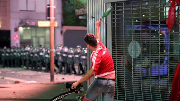 Copa Libertadores Final - River Plate fans celebrate the Copa Libertadores title