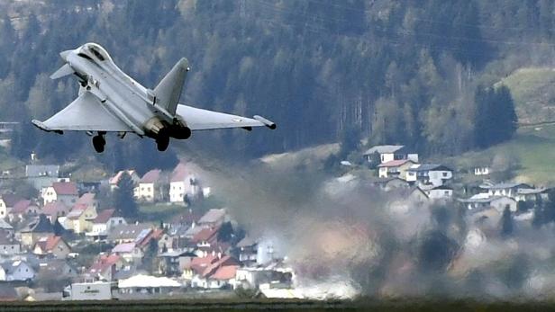Eurofighter sorgen für die Überwachung des österreichischen Luftraumes.