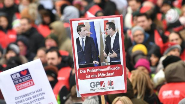 Protest gegen Kassenreform: "Wuggi"-Wut am Wienerberg