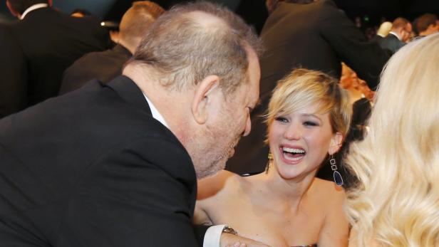 Weinstein und Lawrence im Jahr 2014 bei einer Gala in Los Angeles.