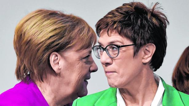 Merkels Nachfolgerin, Annegret Kramp-Karrenbauer, steht zu ihren Überzeugungen