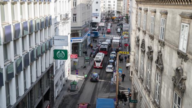 Rotenturmstraße bereits ab Montag für Verkehr gesperrt