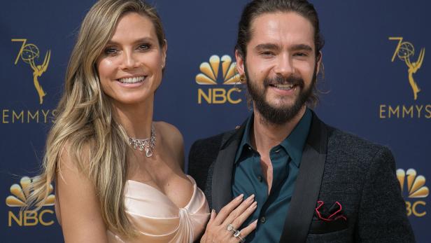 Heidi Klum und Tom Kaulitz bei den Emmy Awards 2018.