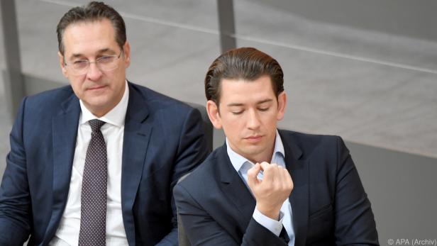 Kurz recht seltener Gast im Parlament.