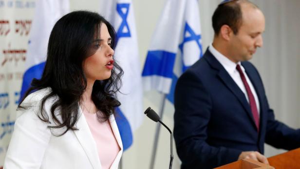 Justizministerin Ayelet Shaked, Bildungsminister Naftali Bennett.