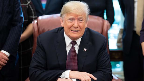 US-Präsident Donald Trump im Oval Office (Aufnahme vom 16.11.2018).