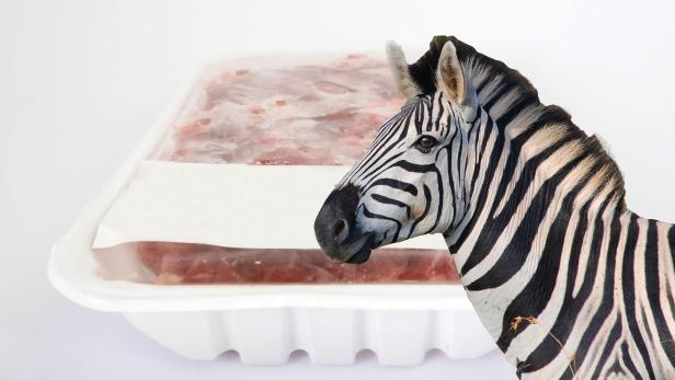In Frankreich finden Kunden immer öfter Zebrafleisch im Supermarktregal.
