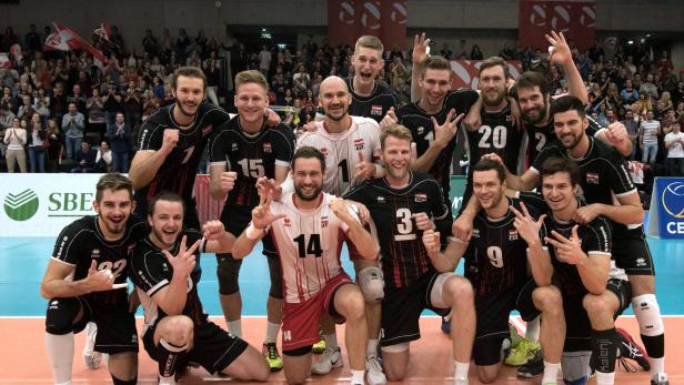 Erstmals ist die österreichische Herren-Mannschaft bei der Volleyball-EM dabei