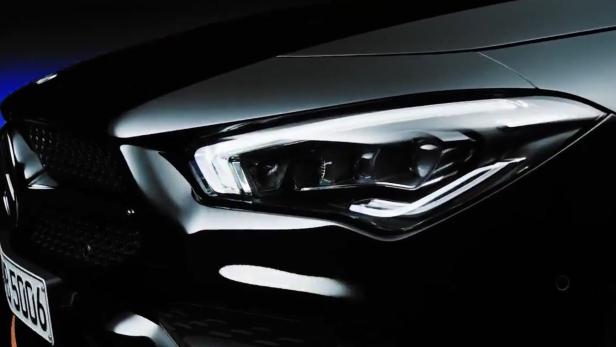 Erster Teaser: Mercedes zeigt den neuen CLA auf der CES in Las Vegas