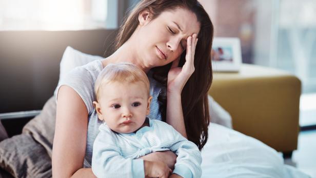 Hat eine Mutter während des ersten Jahres nach der Geburt viel Stress, ist die Wahrscheinlichkeit groß, dass das Kind Übergewicht entwickelt.