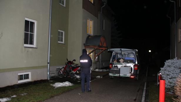 Tatort war ein Mehrparteienhaus in Greinsfurth