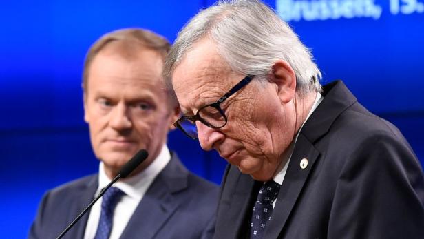 Tusk und Juncker wandten sich per Brief noch einmal an London