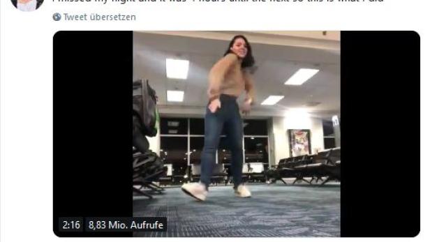 Hunderttausende Likes: Studentin tanzt durch Flughafen