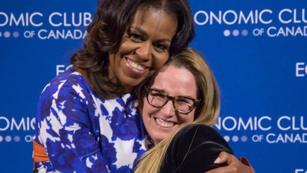Michelle Obama und Jennifer Brodeur
