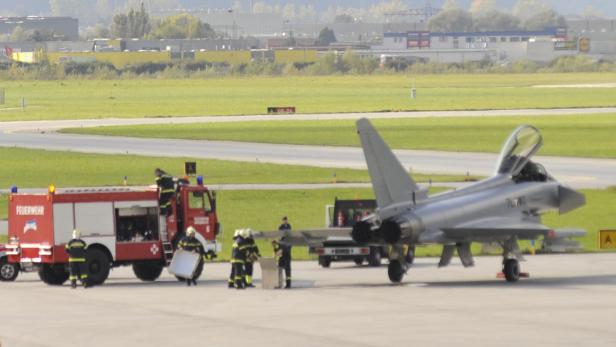 Ein defektes Ventil im Triebwerk sorgte für die Eurofighter-Notlandung in Tirol.