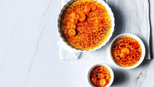 Rezept: Crème Brûlée mit Kumquats