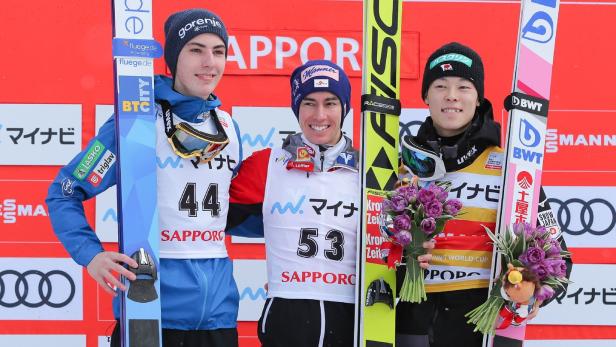Stefan Kraft feiert in Sapporo den dritten Sieg in Serie