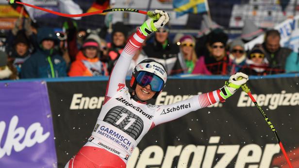 Garmisch-Abfahrt: Venier holt ihren ersten Weltcupsieg