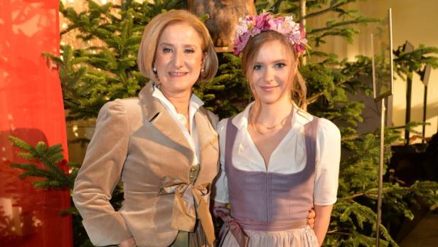 Johanna Mikl-Leitner und Tochter Anna genossen gemeinsam den Abend