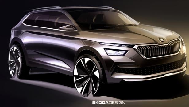 Skoda Kamiq: Erste Designskizze gibt Ausblick auf das City-SUV