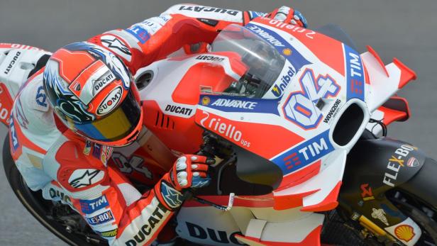 Andrea Dovizioso ließ in der Quali alle Favoriten hinter sich.