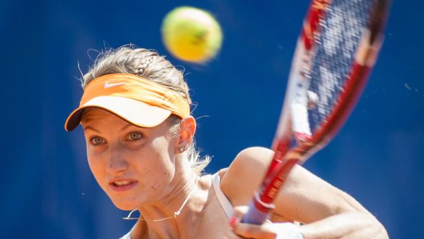 TENNIS: WTA-TURNIER IN BAD GASTEIN/ VIERTELFINALE Lisa-Maria Moser (oben) war gegen Pironkowa beim WTA-Turnier in Linz chancenlos.