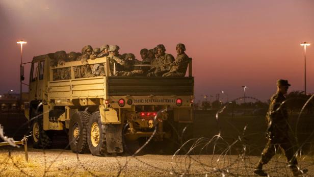 US-Regierung schickt 3750 Soldaten an Mexikos Grenze