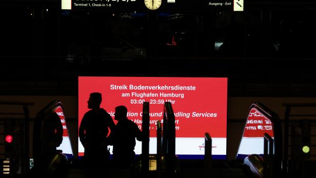 Streik am Flughafen Hamburg: Auch Flüge nach Wien betroffen