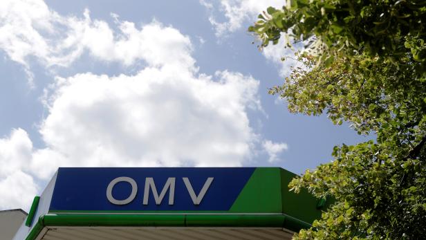 FILE PHOTO: The OMV logo at a gas station in Vienna