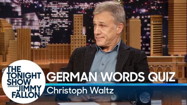 "Sitzpinkler": Christoph Waltz erklärt deutsche Wörter im US-TV
