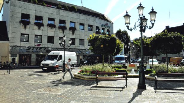 Mögliche Umbenennung Rathausplatz Tulln… Der Tullner Rathausplatz hätte zum Willi-Stift-Platz werden sollen.