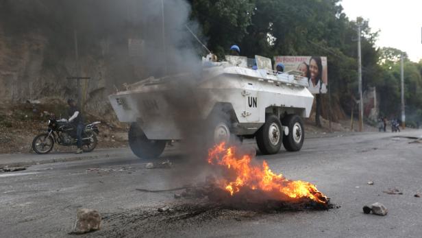 Szenen der Gewalt bei Protesten in Haitis Hauptstadt