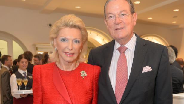 Maria Schäffler-Thurman mit ihrem Mann.