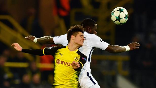 Julian Weigl verlor 2017 mit Dortmund zwei Mal gegen Tottenham, heute fehlt er krankheitsbedingt.