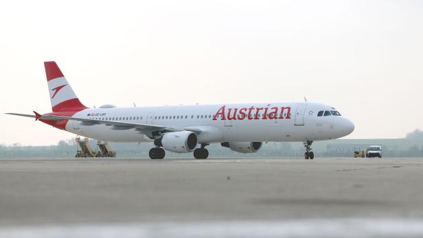 Flugzeug der Austrian Airlines.