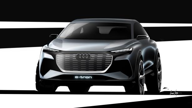 Neues Elektro-SUV von Audi als Q4 e-tron in Genf zu sehen