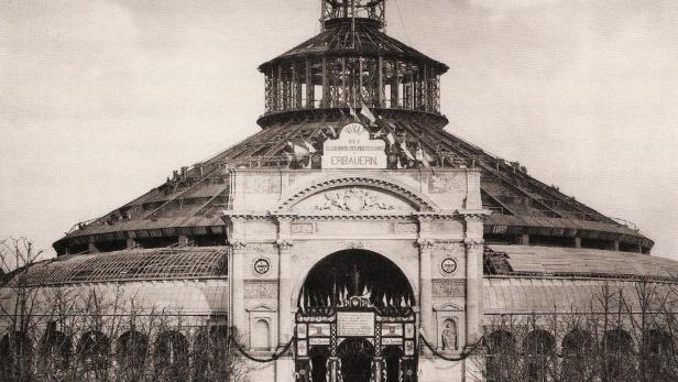 Die Rotunde, anlässlich der Weltausstellung 1873 gebaut, war zu ihrer Zeit der größte Kuppelbau der Welt