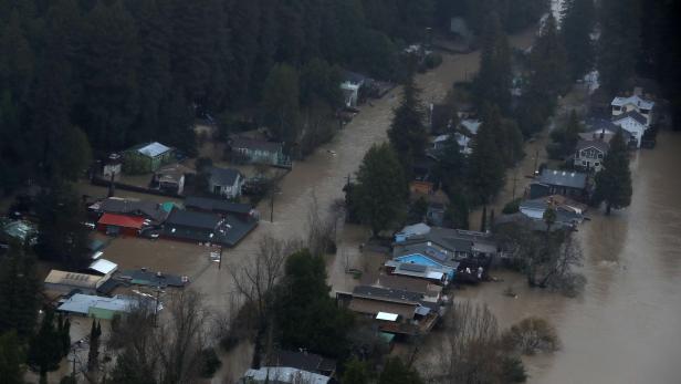 US-SONOMA-COUNTY-TOWN-OF-GUERNEVILLE-INUNDATED-WITH-FLOOD-WATERS