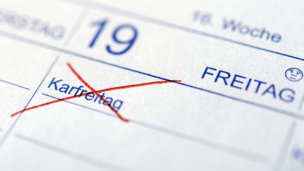 Karfreitag ist in Zukunft kein Feiertag mehr